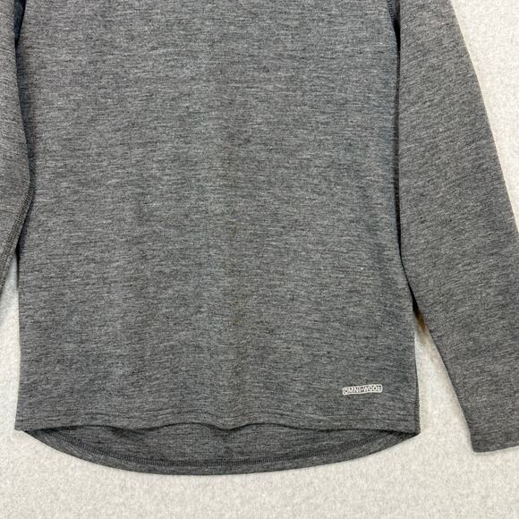 Omni-Wool Baselayer Shirt Size L Wool Blend Crew Neck Double Layer Gorpcore - Picture 4 of 15